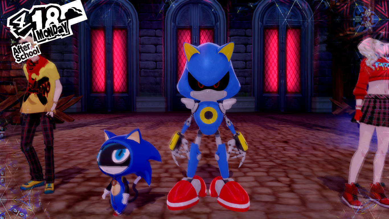 《女神異聞錄5R》索尼克MOD:藍色刺蝟成為心靈怪盜 《女神異聞錄5R》索尼克MOD:藍色刺蝟成為心靈怪盜