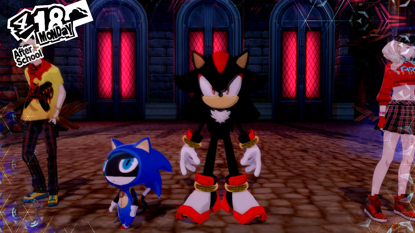 《女神異聞錄5R》索尼克MOD:藍色刺蝟成為心靈怪盜 《女神異聞錄5R》索尼克MOD:藍色刺蝟成為心靈怪盜