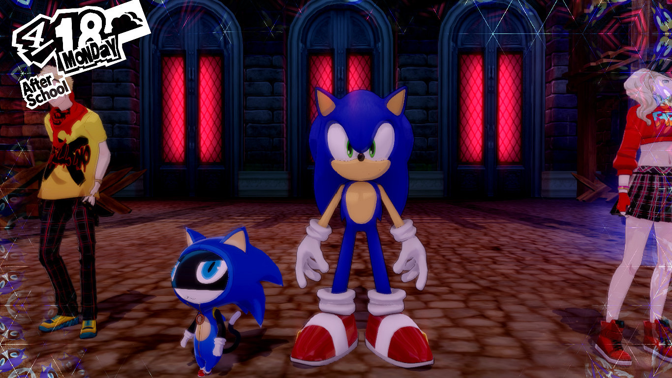 《女神異聞錄5R》索尼克MOD:藍色刺蝟成為心靈怪盜 《女神異聞錄5R》索尼克MOD:藍色刺蝟成為心靈怪盜