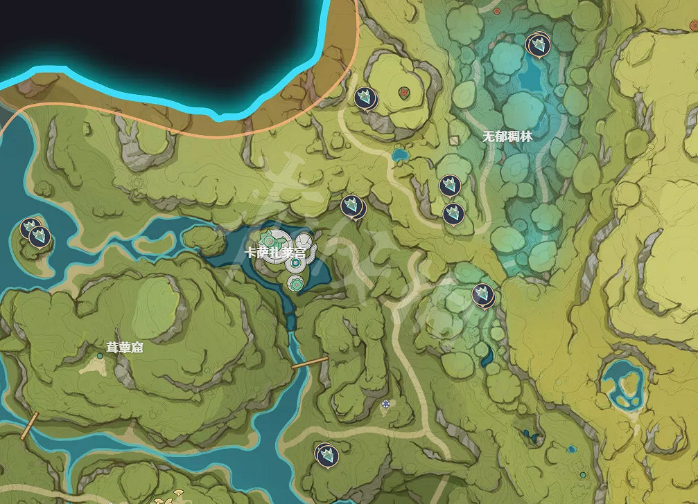 《原神》晶蝶分布圖最新分享 須彌晶蝶分布圖一覽