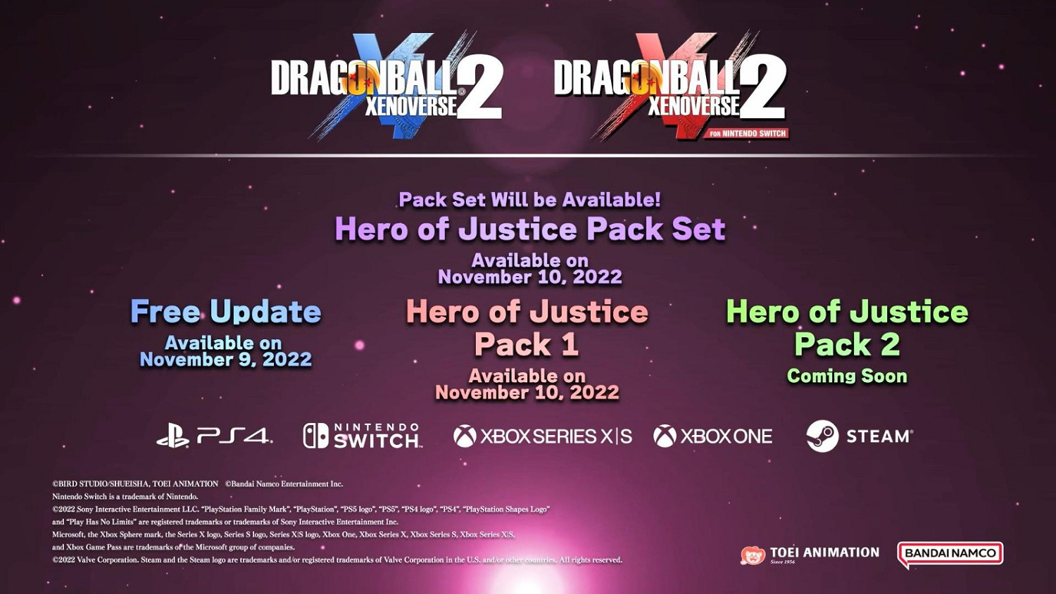 《七龍珠:異戰2》DLC“正義英雄包”發售預告 11月10日推出 《七龍珠:異戰2》DLC“正義英雄包”發售預告 11月10日推出