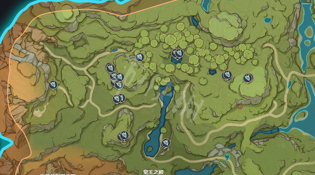 《原神》晶蝶分布圖最新分享 須彌晶蝶分布圖一覽