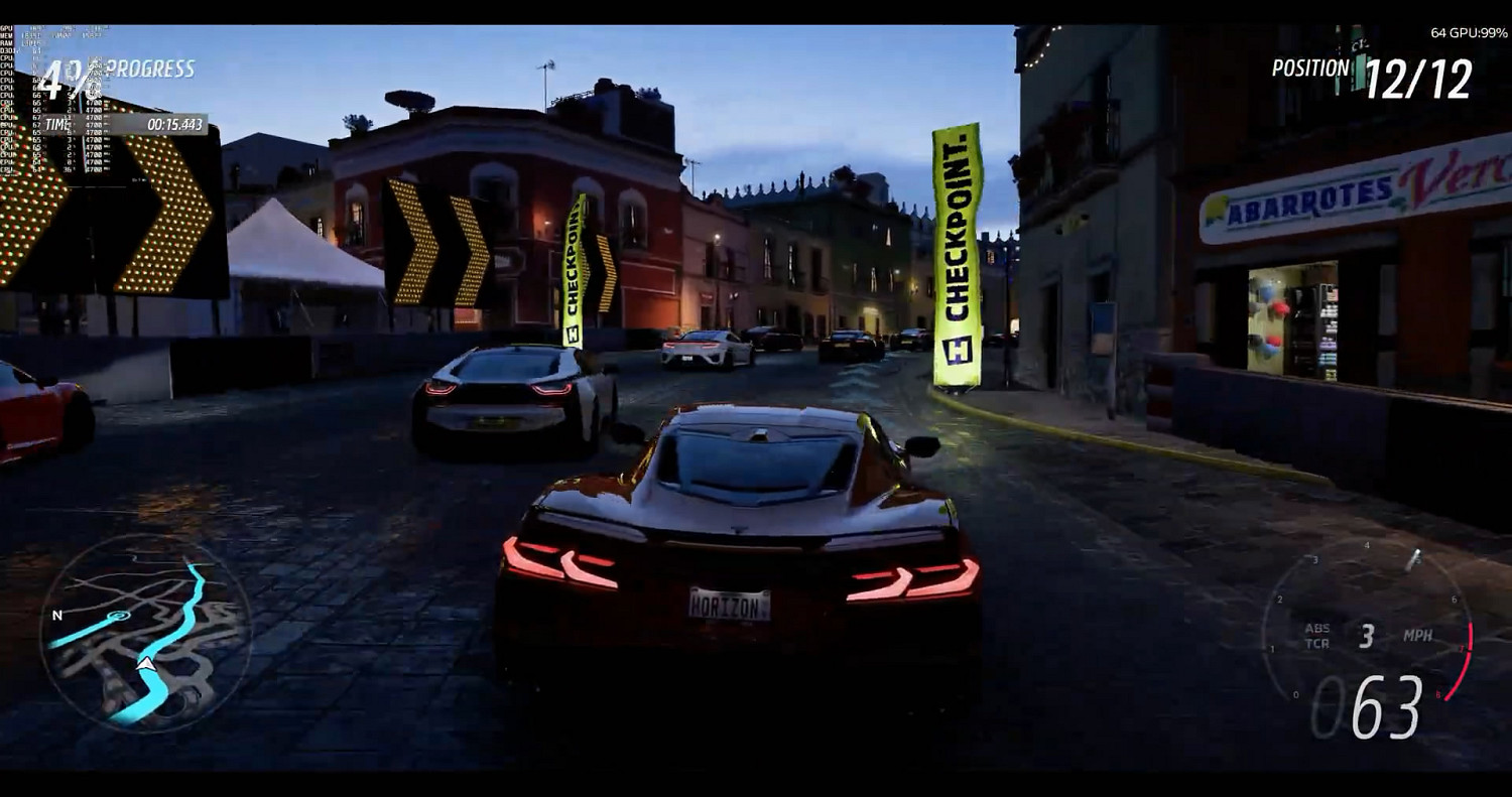 RTX4090《極限競速:地平線5》原生8K 最高畫質展示! RTX4090《極限競速:地平線5》原生8K 最高畫質展示!