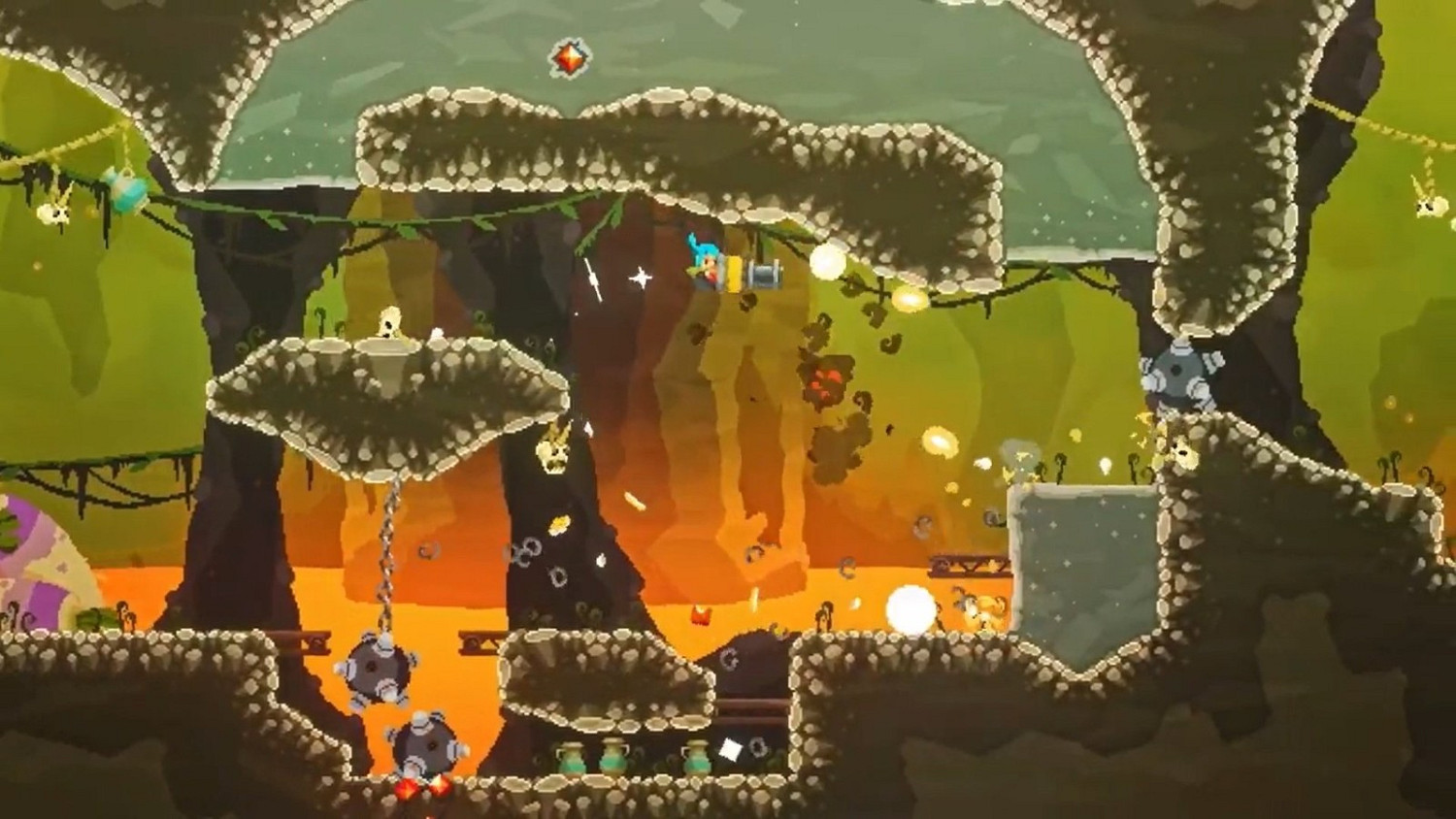 像素版天元突破?動作遊戲《電鑽少女》明年發售 像素版天元突破?動作遊戲《電鑽少女》明年發售