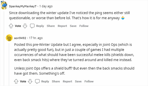 《最後一戰無限》冬季更新 出現新圖崩潰,延遲等諸多問題