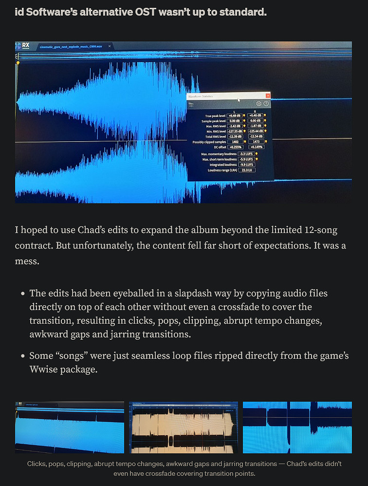 《毀滅戰士：永恆》配樂Mick Gordon長文聲討總監撒謊和公司壓榨