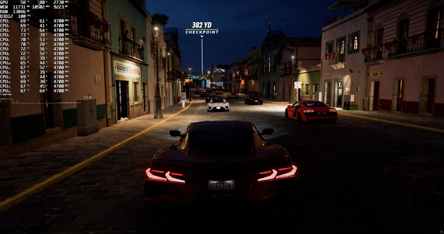 RTX4090《極限競速:地平線5》原生8K 最高畫質展示! RTX4090《極限競速:地平線5》原生8K 最高畫質展示!