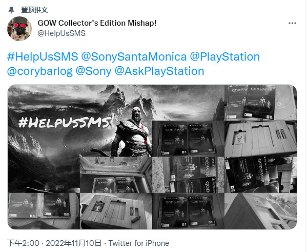 索尼粗心大意?玩家購買《戰神5》收藏版裡面卻沒遊戲 索尼粗心大意?玩家購買《戰神5》收藏版裡面卻沒遊戲