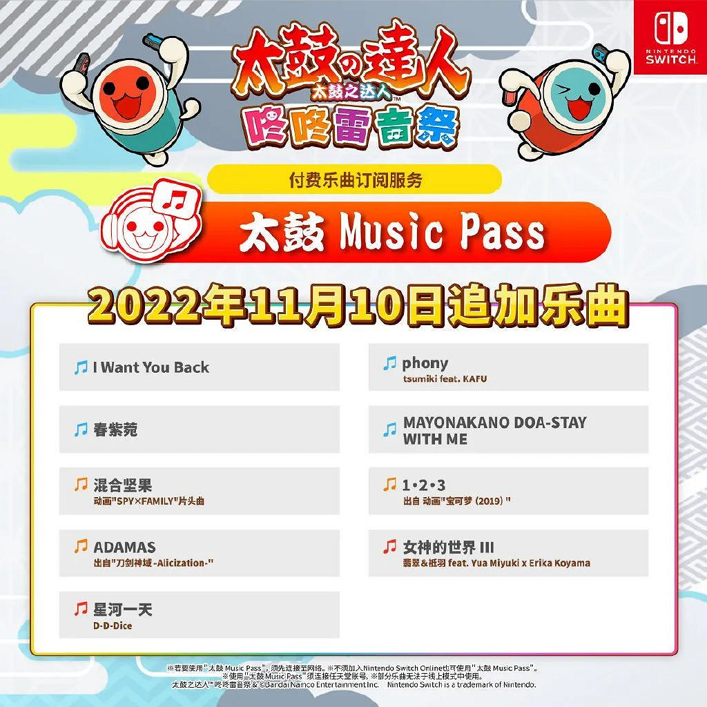 NS新聞 太鼓達人更新間諜過家家OP 港任公布會免試玩 NS新聞 太鼓達人更新間諜過家家OP 港任公布會免試玩