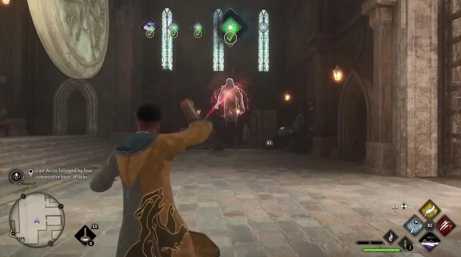 《霍格華茲之遺》魔法戰鬥玩法詳解：就像遠距離擊劍