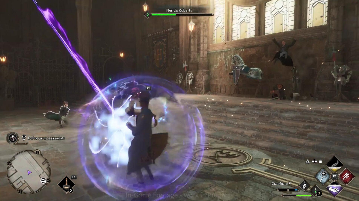 《霍格華茲之遺》魔法戰鬥玩法詳解：就像遠距離擊劍