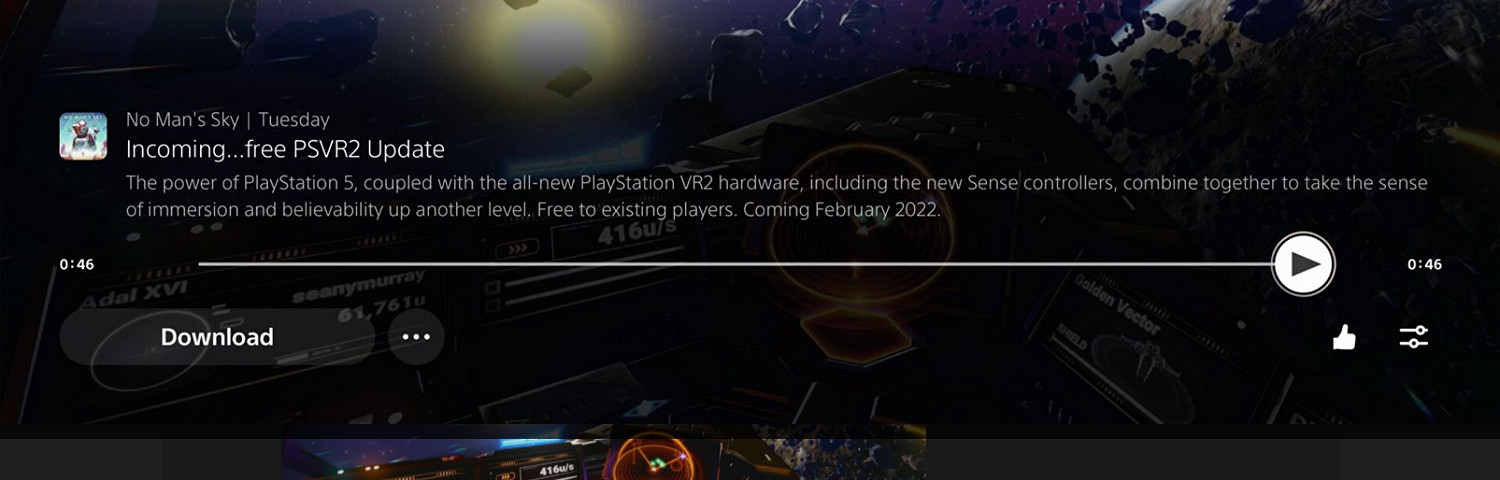 《無人深空》免費PS VR2更新將於明年硬體首發同步推出 《無人深空》免費PS VR2更新將於明年硬體首發同步推出