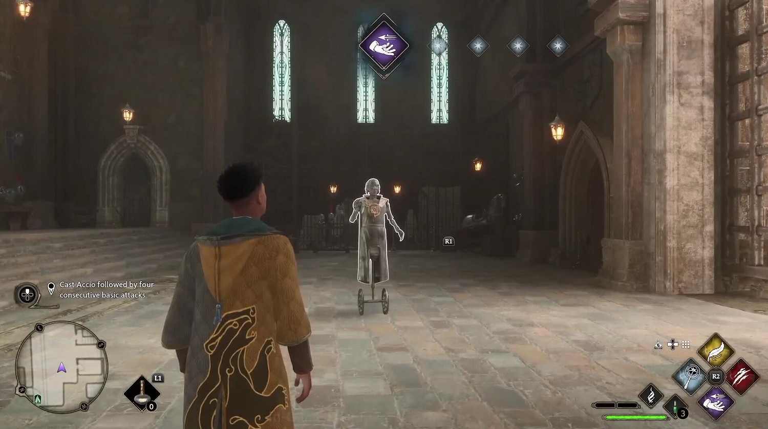 《霍格華茲之遺》魔法戰鬥玩法詳解：就像遠距離擊劍