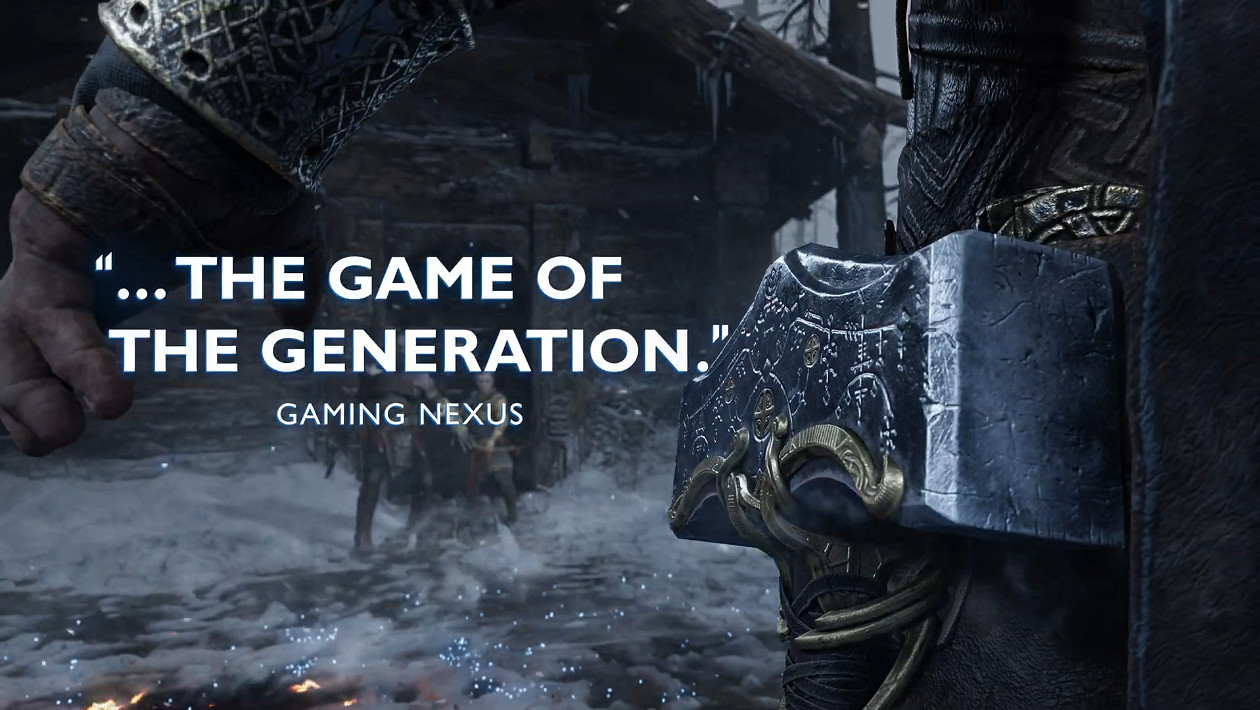 口碑爆了 全好評!《戰神5》官方發布媒體讚譽宣傳片 口碑爆了 全好評!《戰神5》官方發布媒體讚譽宣傳片