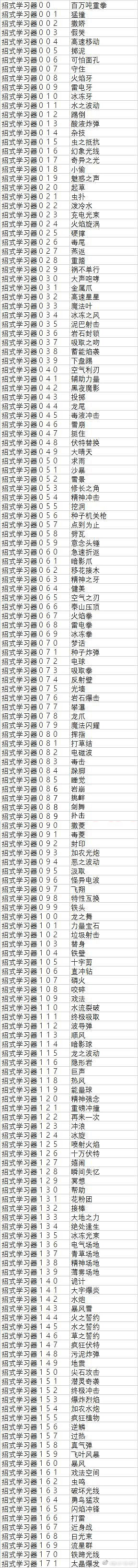 《寶可夢朱紫》招式學習器全技能一覽 招式學習器怎麽獲取？