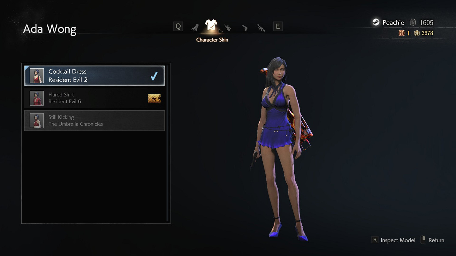 蒂法亂入!《惡靈古堡Re:Verse》蒂法紫色短裙mod 蒂法亂入!《惡靈古堡Re:Verse》蒂法紫色短裙mod