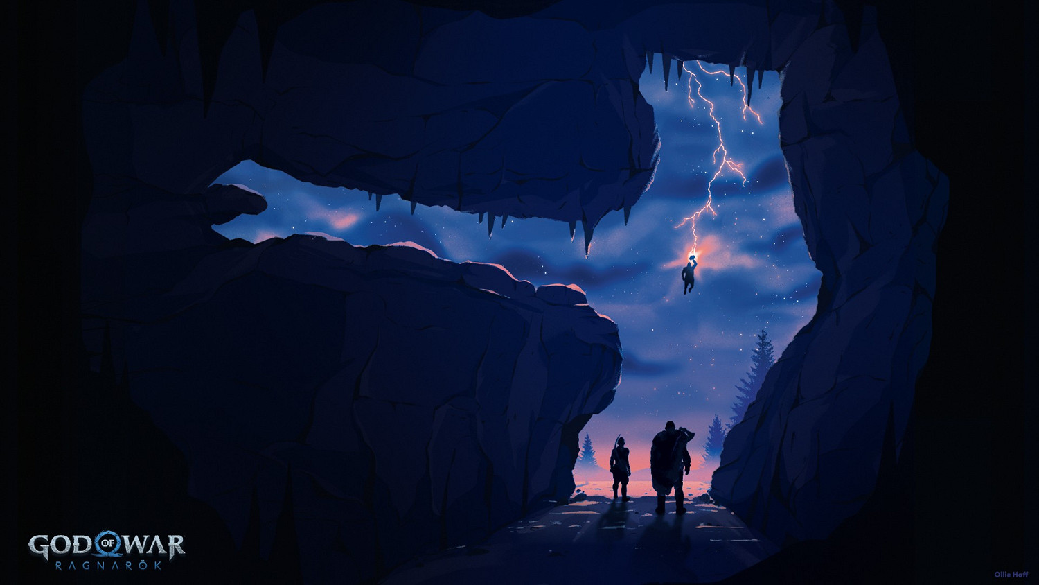 聖塔莫尼卡合作藝術家！《戰神：諸神黃昏》新壁紙！