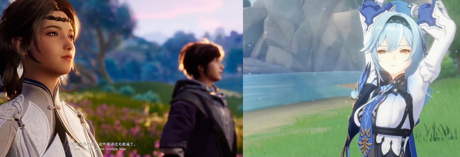 《王者榮耀世界》與《原神》對比 看起來都很不錯