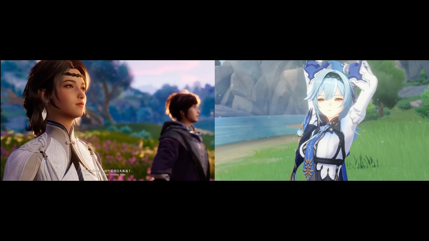 《王者榮耀世界》與《原神》對比 看起來都很不錯