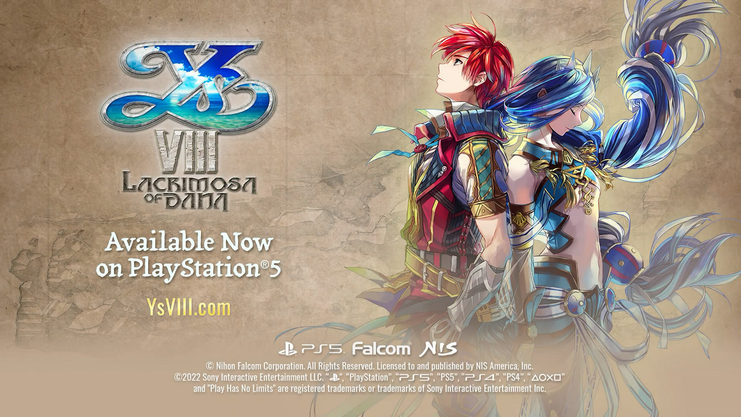 4K/60幀 全面強化！經典動作RPG《伊蘇8》現已登陸PS5