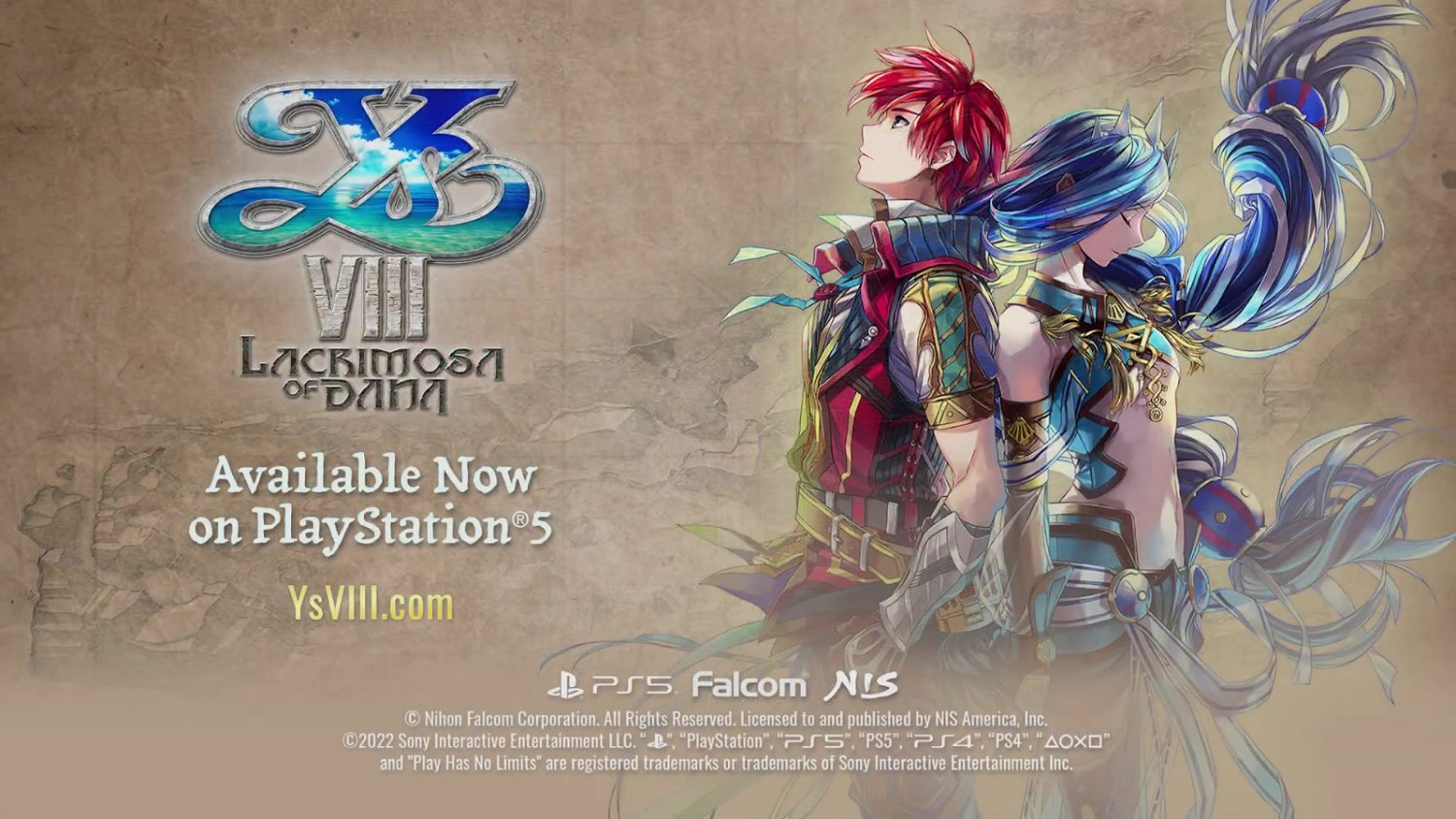 《伊蘇8：達娜的安魂曲》原生PS5版現已推出