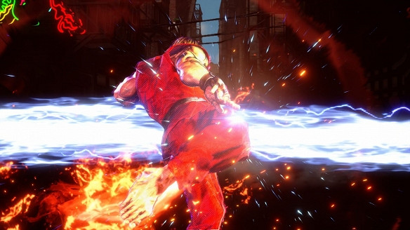 《快打旋風6》紅衣戰士肯截圖公布 經典火焰紅服裝！