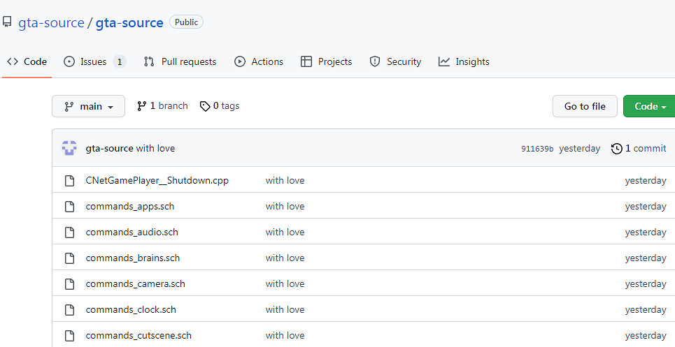 R星《三男一狗5》程式原始碼泄漏 多數為《GTA OL》內容
