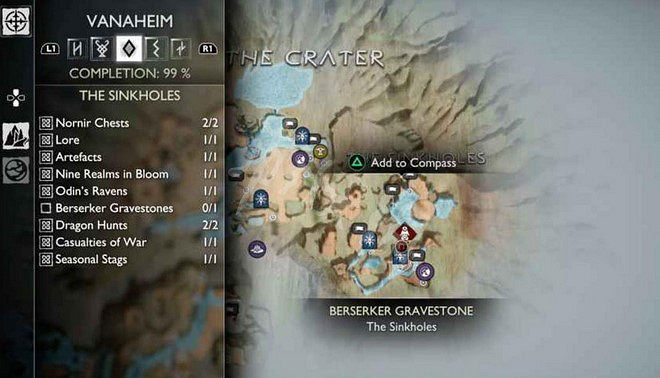 《戰神5》狂戰士位置在哪？狂戰士之墓位置一覽