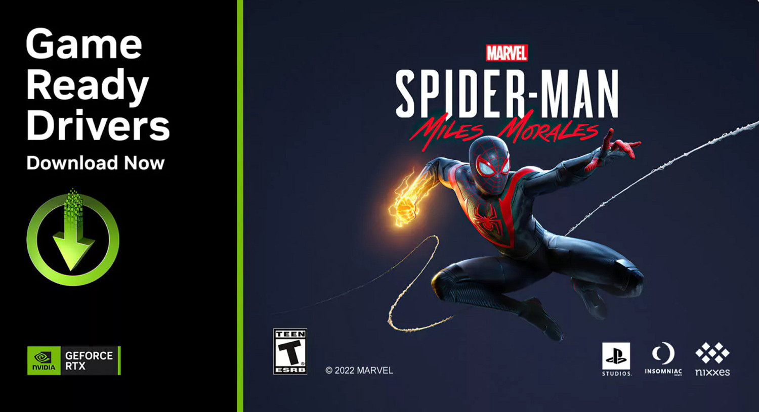 N卡新驅動發布 優化《漫威蜘蛛人:邁爾斯》 N卡新驅動發布 優化《漫威蜘蛛人:邁爾斯》
