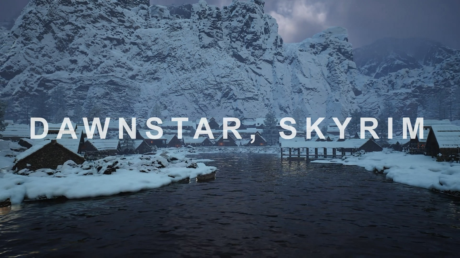 粉絲虛幻5重製《上古卷軸5:天際》:白雪皚皚的晨星城 粉絲虛幻5重製《上古卷軸5:天際》:白雪皚皚的晨星城