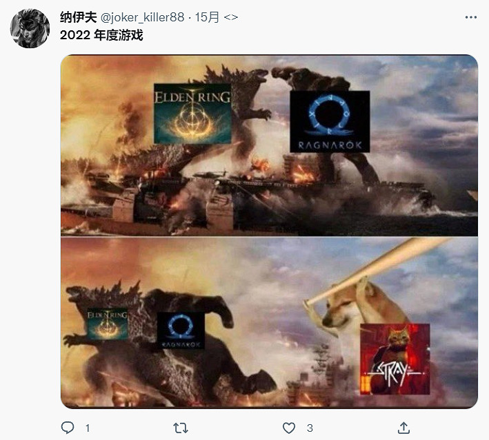 戰神5vs艾爾登法環，你覺得今年TGA年度遊戲會花落誰家？