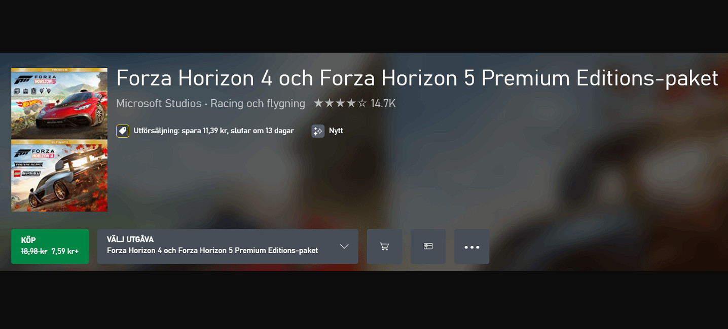 Xbox臨時工給《地平線4+5》捆綁包打0.1折！只要5塊錢