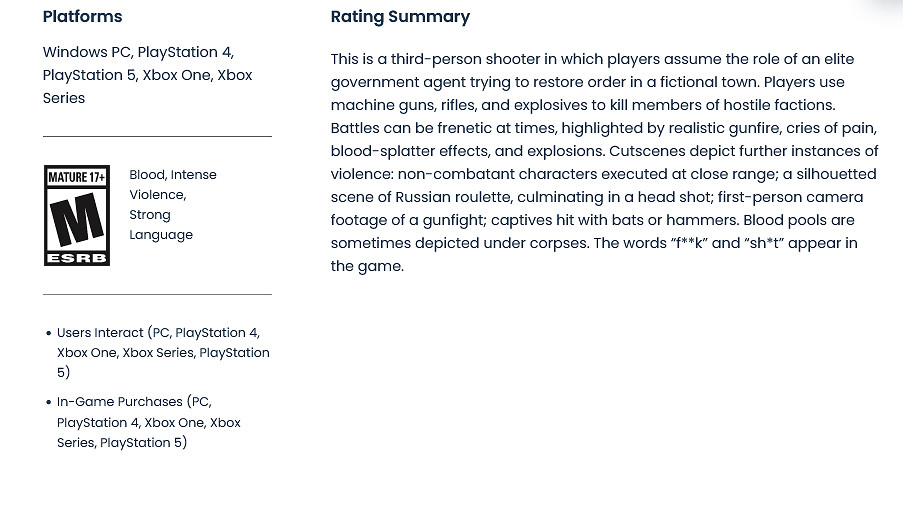 《全境封鎖:中心地帶》獲ESRB評級 或近期推出 《全境封鎖:中心地帶》獲ESRB評級 或近期推出