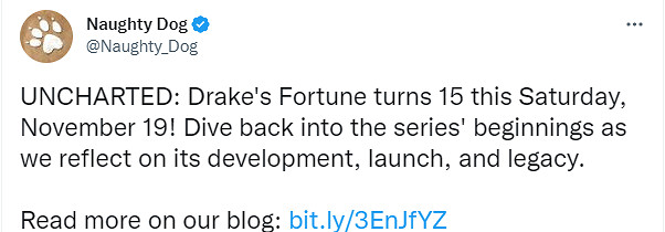 尋寶探險《神秘海域》系列發售15周年！頑皮狗發文紀念