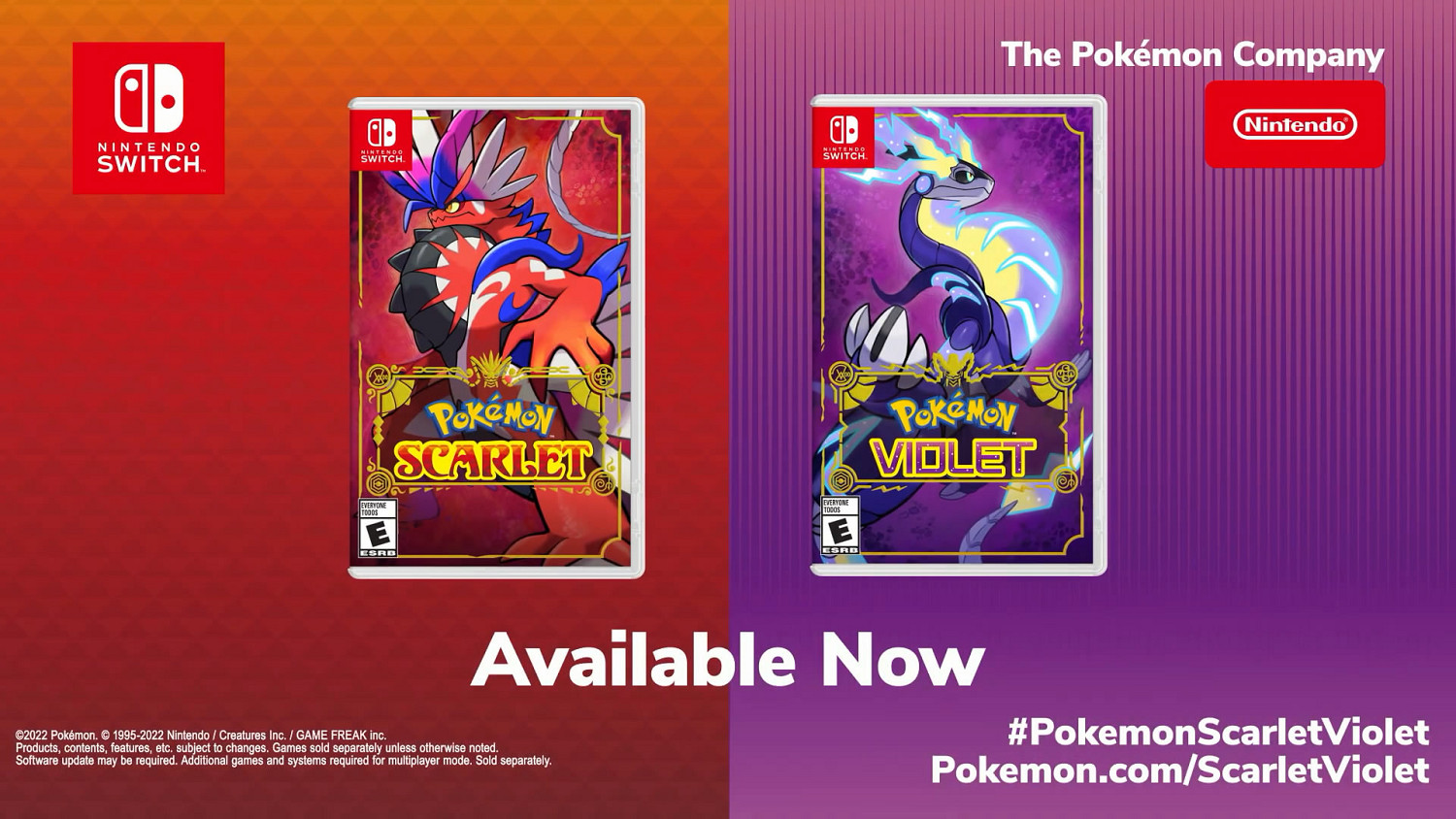 Switch獨占《寶可夢:朱/紫》現已發售!發售預告欣賞 Switch獨占《寶可夢:朱/紫》現已發售!發售預告欣賞