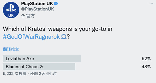 《戰神5》人氣武器投票:利維坦之斧略勝混沌之刃! 《戰神5》人氣武器投票:利維坦之斧略勝混沌之刃!