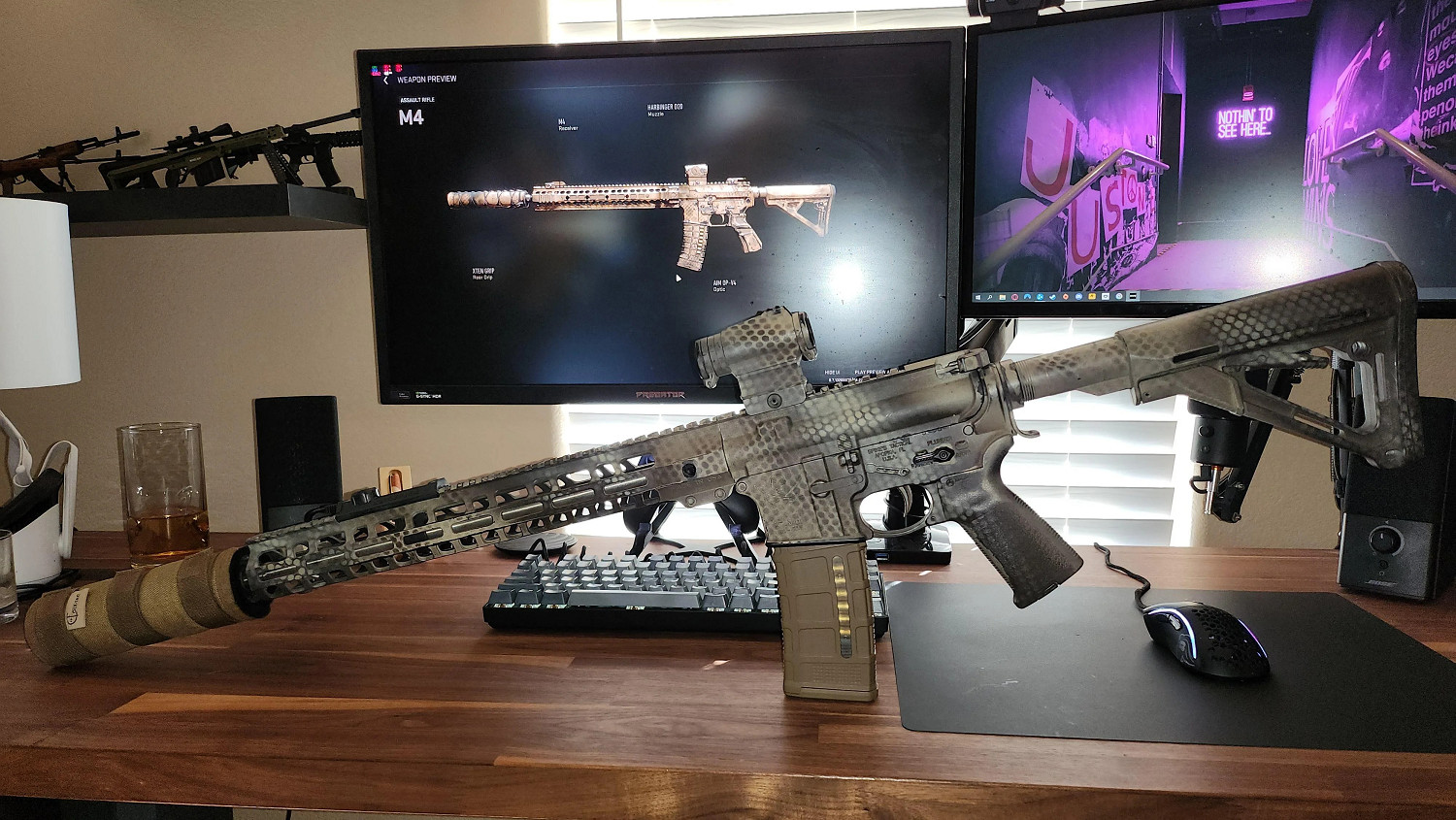 致敬遊戲!《決勝時刻19:現代戰爭》玩家改裝M4步槍 致敬遊戲!《決勝時刻19:現代戰爭》玩家改裝M4步槍