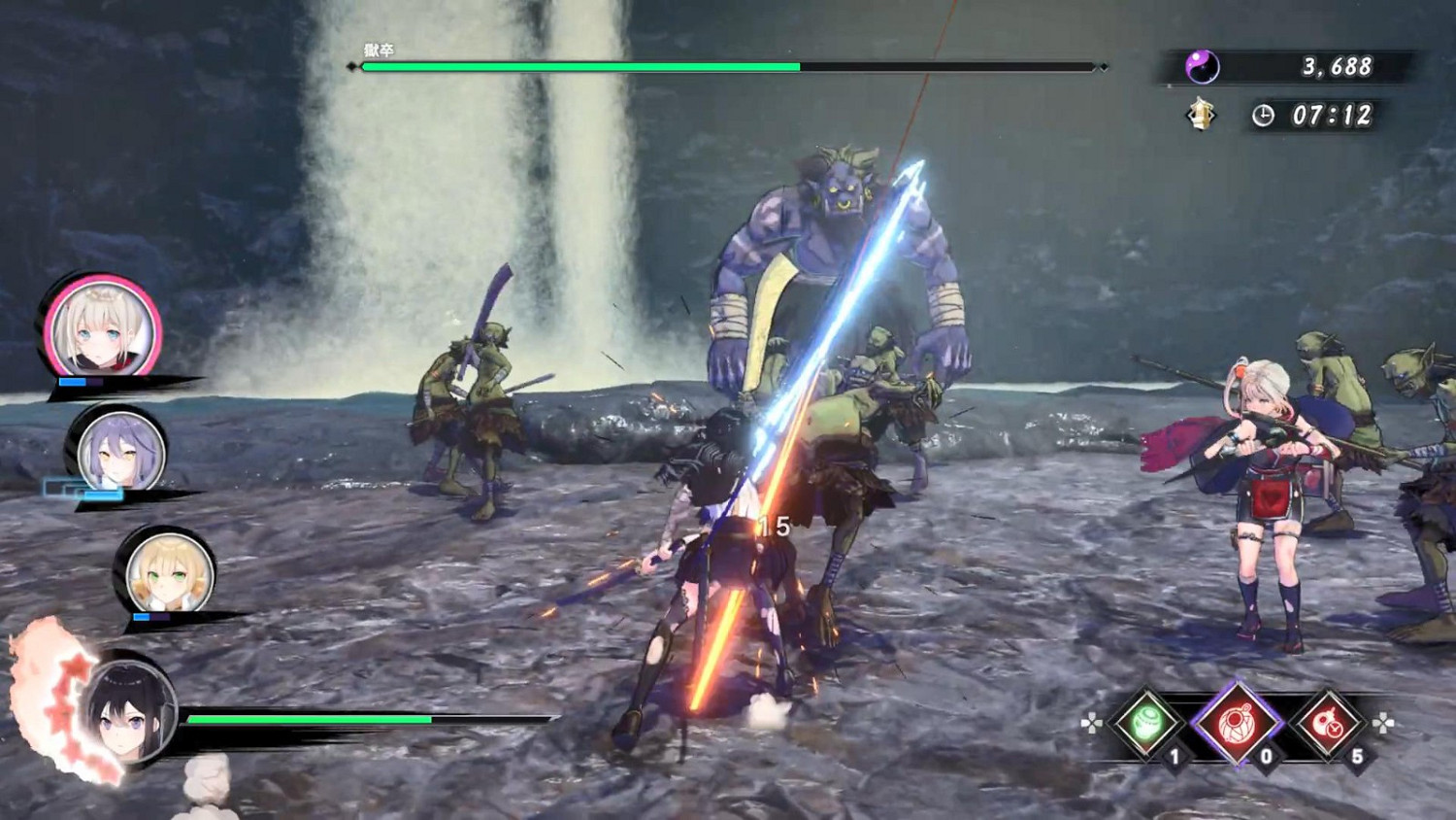 美少女動作遊戲《武士少女》新實機展示 JK爆衣戰鬥