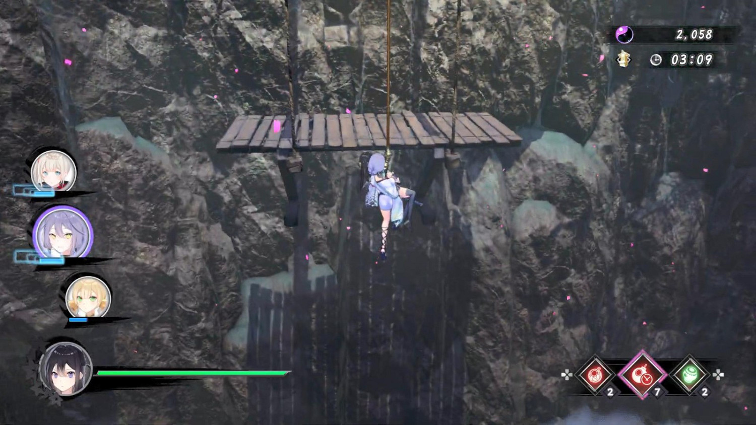 美少女動作遊戲《武士少女》新實機展示 JK爆衣戰鬥