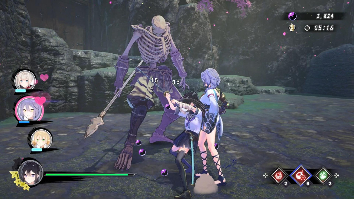 美少女動作遊戲《武士少女》新實機展示 JK爆衣戰鬥