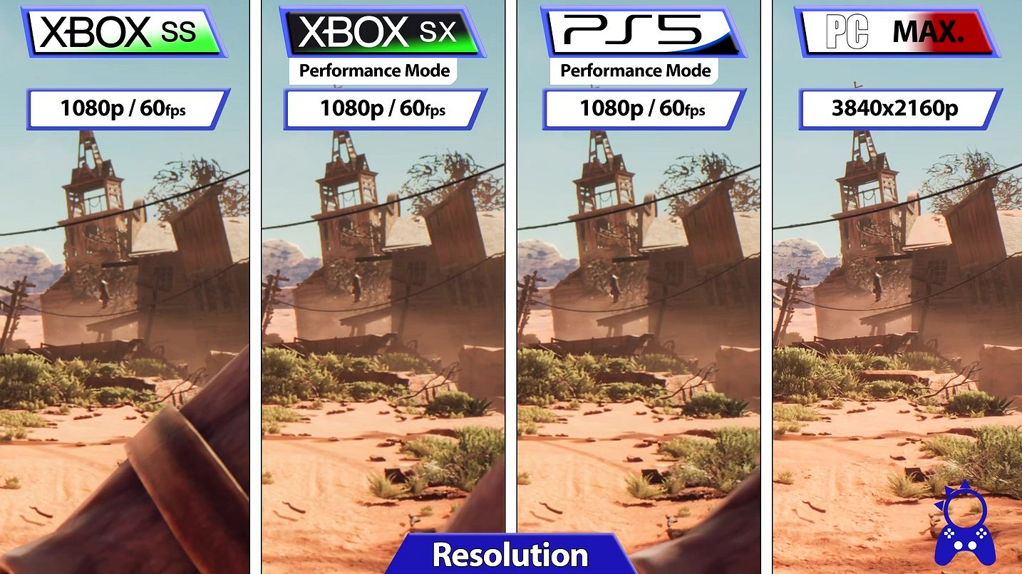 《暗邪西部》各平台畫面對比影片:PS5|XSX達4K/30幀 《暗邪西部》各平台畫面對比影片:PS5|XSX達4K/30幀