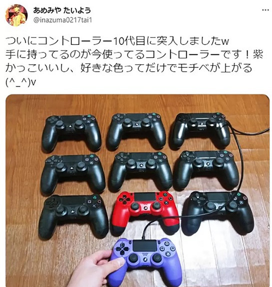 日本“俄羅斯方塊之神”分享：已經玩壞38個PS4手把！