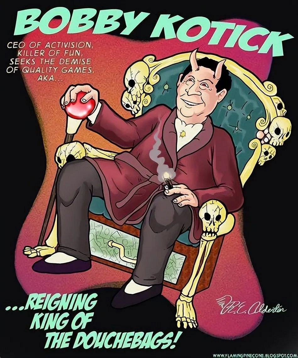 注意看，這個男人用實力毀掉了暴雪公司