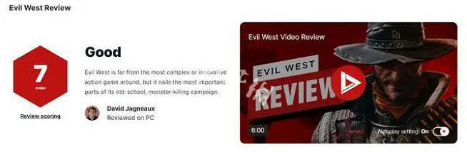 《暗邪西部》IGN評分高嗎?IGN評分與評價一覽 《暗邪西部》IGN評分高嗎?IGN評分與評價一覽