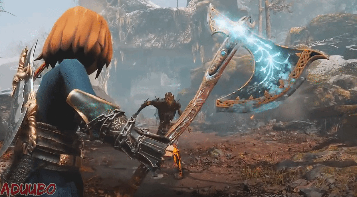 離譜反差萌!《戰神4》新替換Mod:輕音少女爆殺眾神 離譜反差萌!《戰神4》新替換Mod:輕音少女爆殺眾神