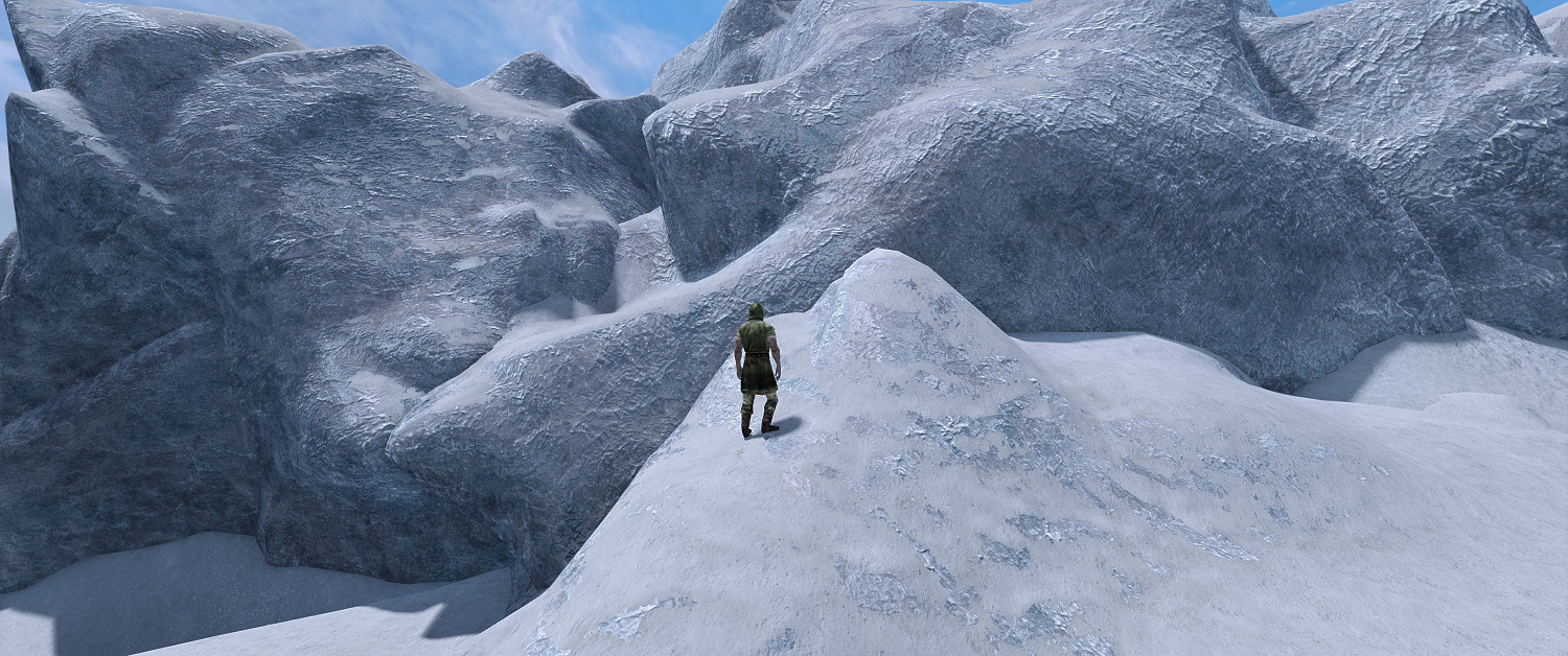 《上古卷軸V：無界天際》8K高清材質包：冰面煥然一新！