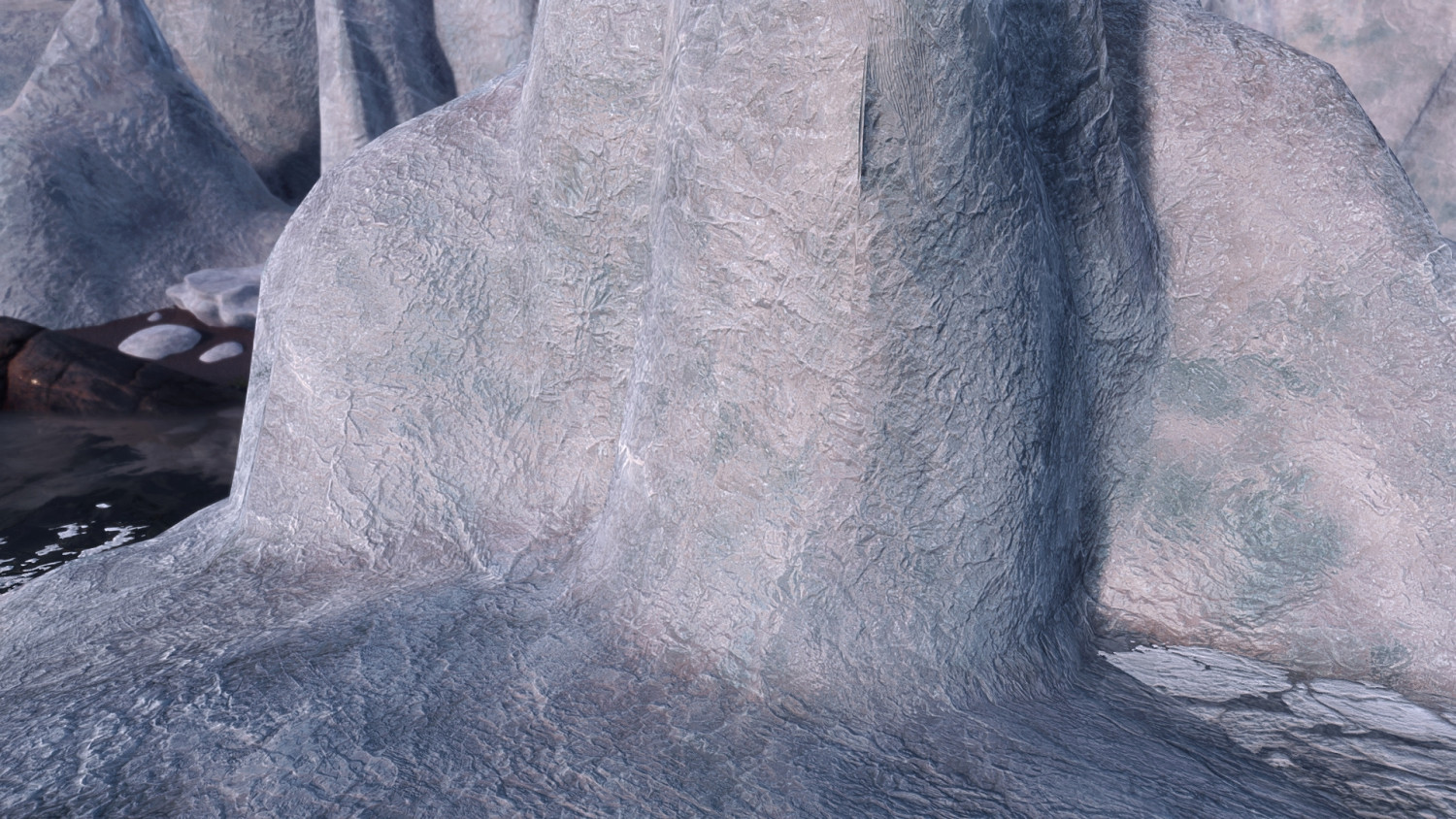 《上古卷軸V：無界天際》8K高清材質包：冰面煥然一新！