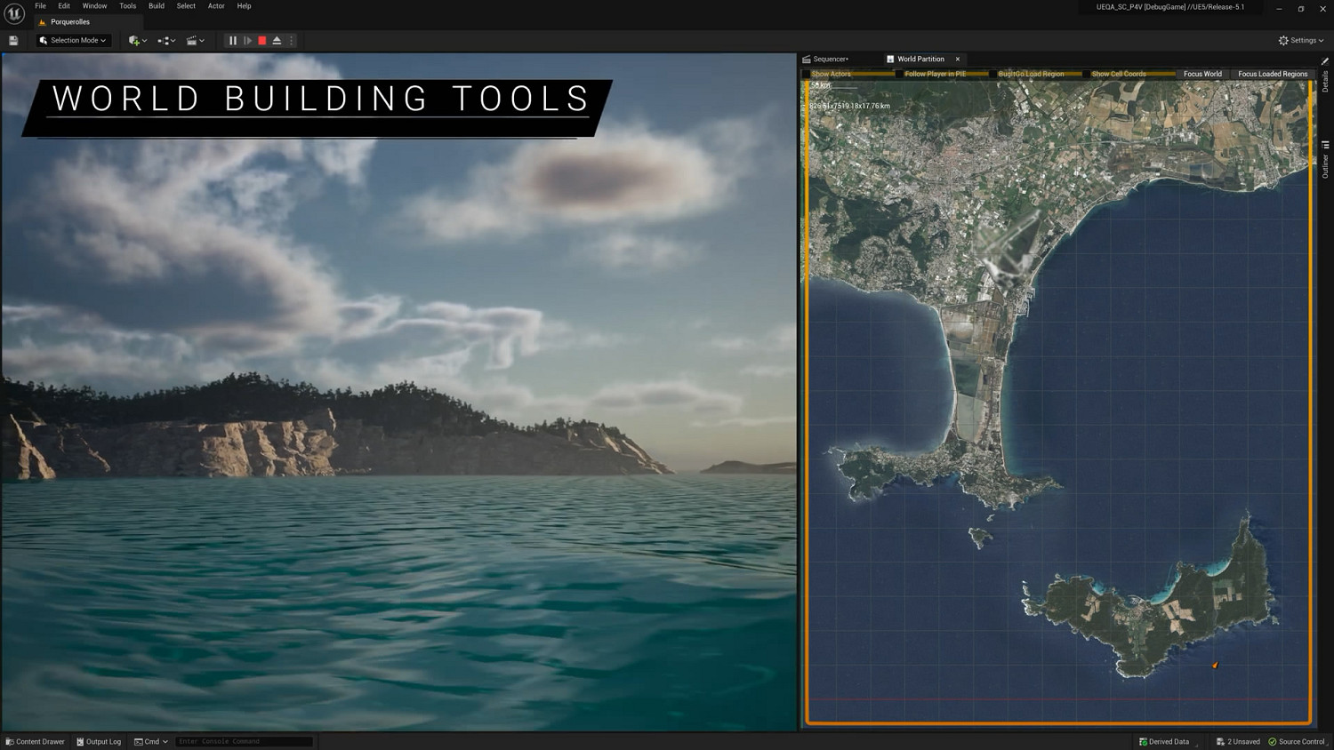 更輕鬆地構建開放世界！虛幻引擎5.1官方功能介紹影片