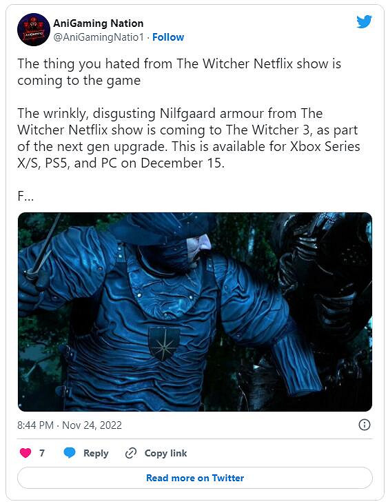 挑最醜的加?《巫師3》更新加入Netflix真人劇最醜盔甲 挑最醜的加?《巫師3》更新加入Netflix真人劇最醜盔甲