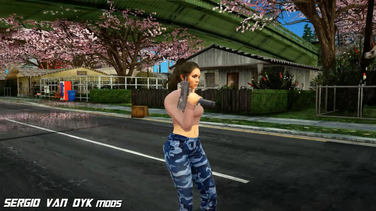 《GTA6》女主角亂入!《GTA SA》超酷人物MOD發布 《GTA6》女主角亂入!《GTA SA》超酷人物MOD發布